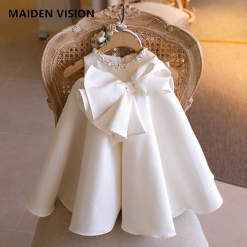 Satin sleeveless Girl Dress Party Princess Boutique Dress Children Christening gown Flower Girl Tutu infant Dresses Vestidos