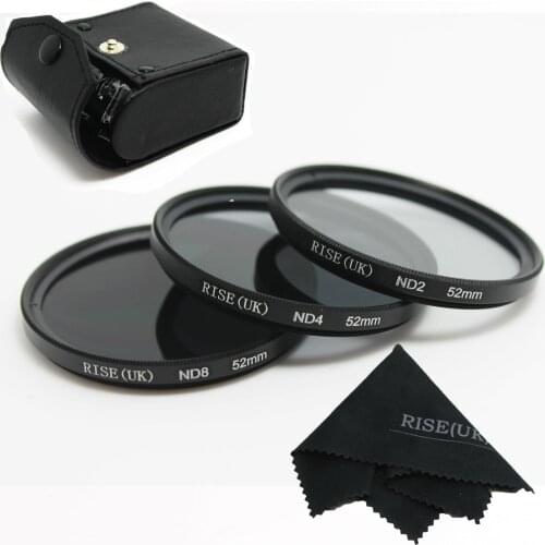 100% GUARANTEE 52 52 mm Neutral Density filter ND2 4 8 Filter for Nikon D7000 D5100 D5000 D3200 D3100 D80