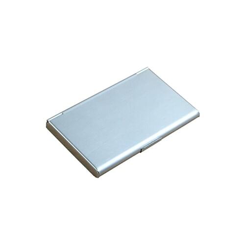 9.3x5.7x0.7cm Stainless Steel Pocket New Business ID Credit Card Case Metal Fine Box Holder