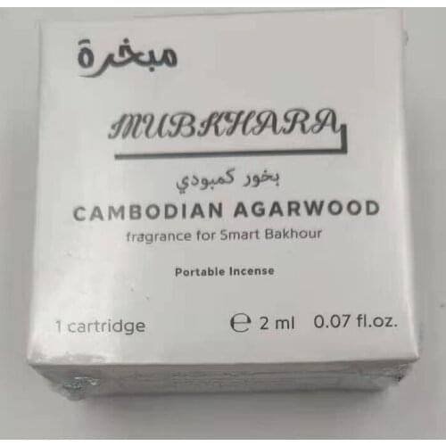Cambodian Agarwood Fragrance Cartridge for Smart Bakhour Portable Mini Aroma Diffuser Custom Essential Oil Box