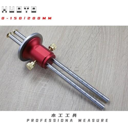 HUOTO Marking Gauge Woodworking Dovetail Marker Scribe Wood Marking Tool Single Head Mortise Gauge