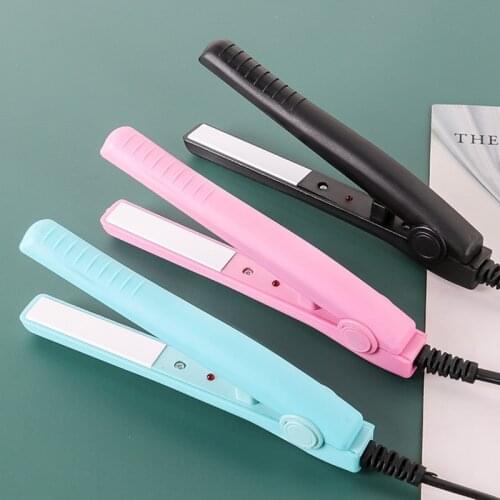 2020 New Mini Hair Straightener Curling hair clipper Hair Crimper Curling Iron curly hair iron Hair Straightener Brush Flat Iron
