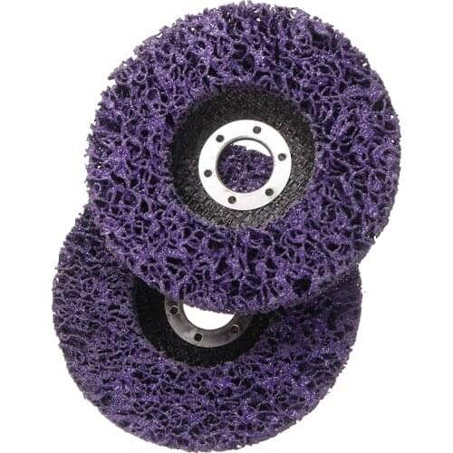 5'' 125mm Poly Strip Wheel Power Rotary Grinding Wheel Disc Abrasive Wheel For Paint Rust Removal Clean New