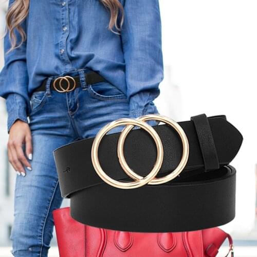 2021 Fashion Dress Belt Designer Belts For Women New Women Casual Belt Luxury Adjustable New Round Buckle Belt Ladies Jeans