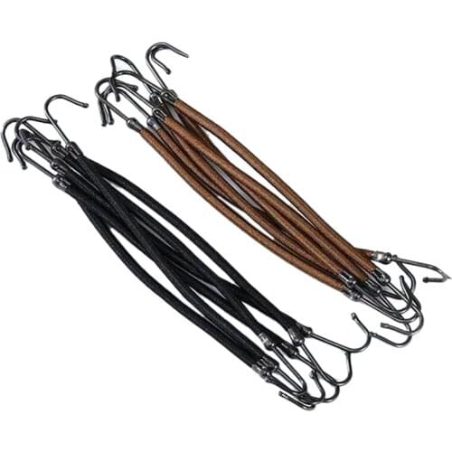 20 Pack Hair Hook Ponytail Holder with Hooks Elastic Hair Styling Rubber Bands Hair Rubber Bands