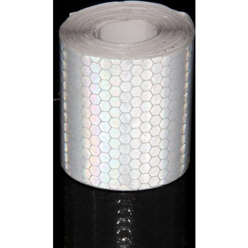 5cmx5m Reflective Bicycle Stickers Adhesive Tapes for Bike Safety White Red Yellow Blue Yellow Bike Stickers Bicycle Accessories