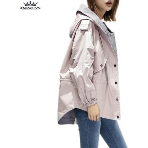 TNLNZHYN Women's Short Trench Coats