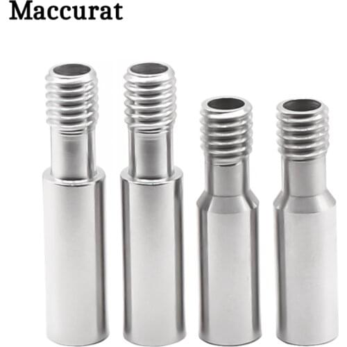 High Temperature Hotend Extruder Cr10 Throat 27mm 31mm for Ender3 1.75mm 3.0mm Filament DIY Stainless Steel 3D Printer Parts