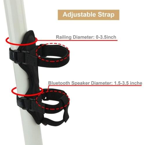 W3JD Fixed Strap Cross-Border Mountain Bike Bottle Cage Golf Cart Speaker With Cup Holder
