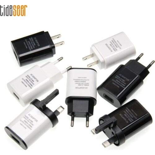 USB Charger 5V 2A EU US UK Plug Travel Wall Mobile Phone Charging Power Adapter for iPhone Samsung Huawei LG Xiaomi Sony 300pcs