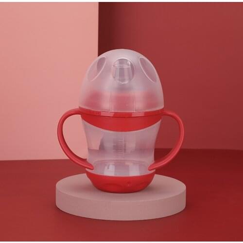 160ml Baby Feeding Cup with Straw Children Learn Feeding Drinking Bottle Kids Training Cup with Straw
