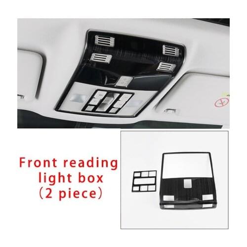 For Skoda KAROQ ABS chrome black Front reading light box 2pcs