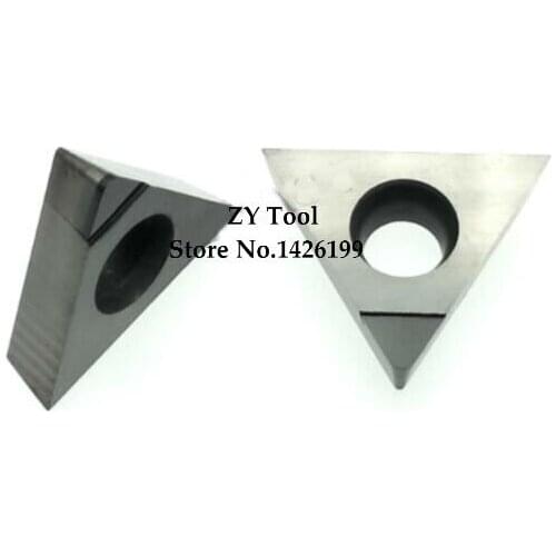 2PCS TCGT090202/TCGT090204/TCGT090208 PCD CBN Inserts , CNC PCD CBN Diamond insert For Lathe Tools Inserts For STWCR/STGCR/STFCR