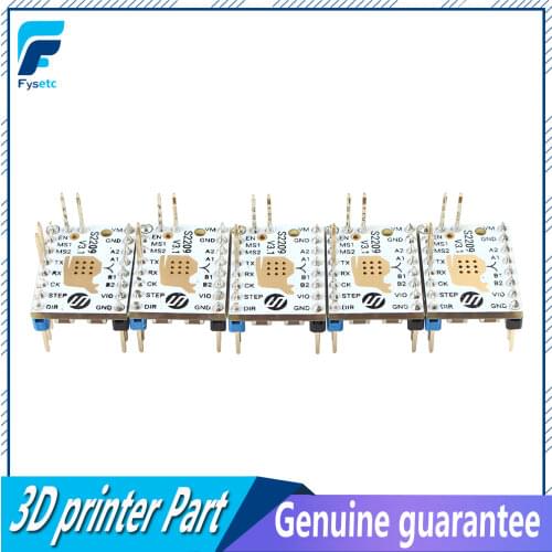 The latest version 5pcs TMC2209 V3.1 Stepping Motor Driver Step sticks Mute Driver 256 Microsteps Current 2.8A Peak VS TMC2208