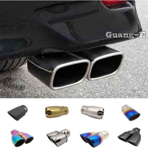 Car Muffler Rear Back End Pipe Dedicate Exhaust Tip Tail Outlet Parts For Toyota Noah Voxy 80 Series 2014 2015 2016 2017 2018