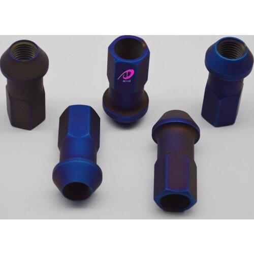 Auto spare parts car Gr5 titanium wheel lug nut M12*1.5*45mm