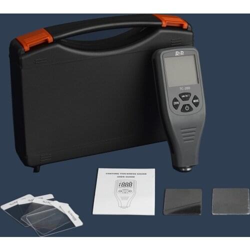 Digital Coating Thickness Gauge Mini Car Paint Compact LCD Portable Thickness Meter with Backlight F/N Probe Metal Testering