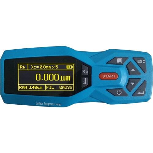 Digital Handheld Surface Roughness Tester KR220 Ra: 0.005-16.000um Rz: 0.02-160.00um with 22 Testing Parameters
