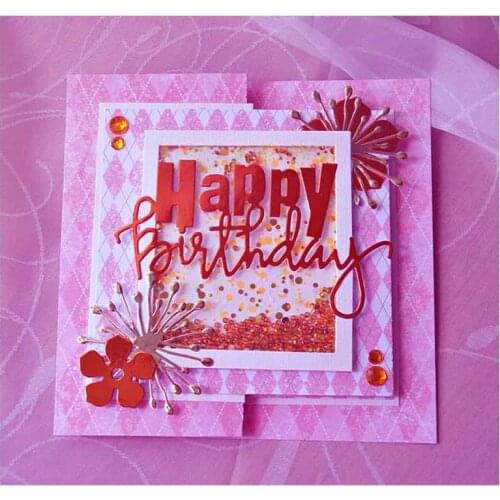 Deguang birthday suit metal cutting die technology DIY scrapbook embossing mosaic manual decoration happy birthday 2020 NEW
