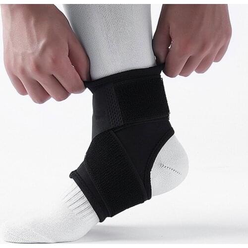 Safety Ankle Support Gym Running Protection Foot Bandage Elastic Ankle Brace Black Band Anti-slip Guard Sport Fitness Support
