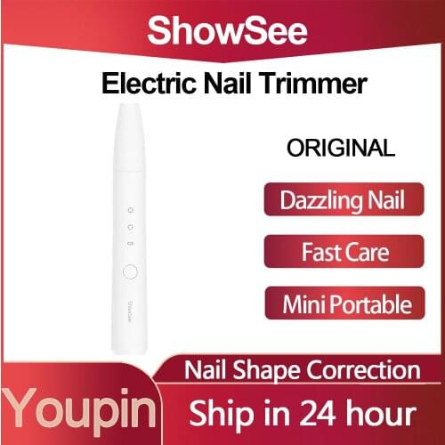 Youpin Showsee Electric Nail Trimmer Clipper Baby Nail Trimmer Manicure Cutter Pedicure Scissor Mini Portable Nail Fast Care