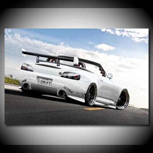 Cabriolet Mazda Honda JDM Car Drift Vehicle Picture Posters Canvas Painting Wall Art HD Prints for Living Room Decor
