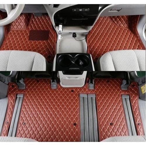 Floor Mat For TOYOTA SIENNA 2011 2012 2013 2014 2015 2016 2017 2018 2019 2020 2021 High Quality Foot Carpets Step Mat