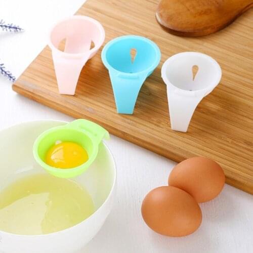 Kitchen accessories Tool Gadget Convenient Egg Yolk White Separator Divider Holder Sieve