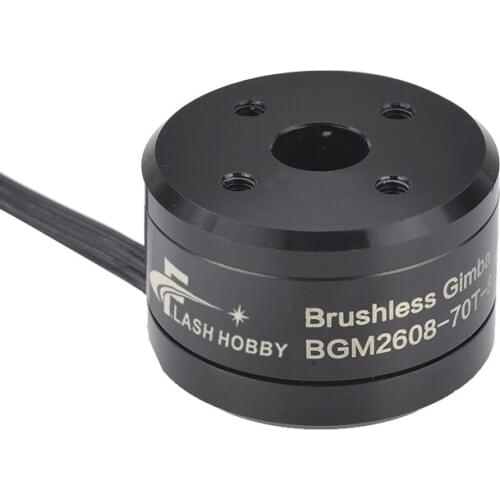 Flash hobby 12N14P 2608 70T Brushless Gimbal Motor With Slip Ring BGM2608-70T 8.5mm Hollow Shaft GoPro Camera Motors