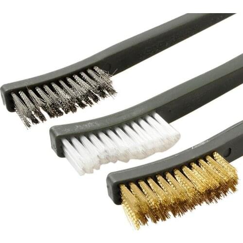 Rifle Handgun Pistol Gun Hunting Accessories Rifle Cleaning Tool 7pcs Rifle Cleaning Kit 3pcs Brush 4pcs Nylon Pick Set
