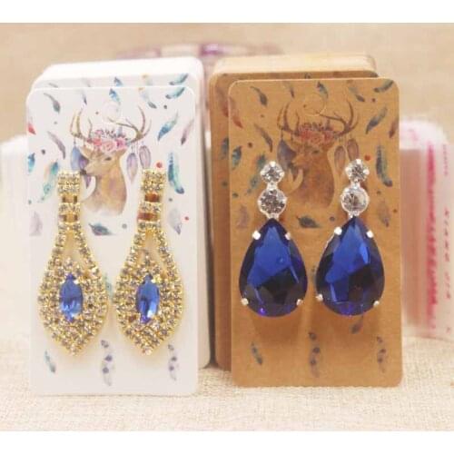 New arriva Dreamcatcher jewelry earring card tag full color print earring card tag DIy Marbel design earring tag 100+100oppbag
