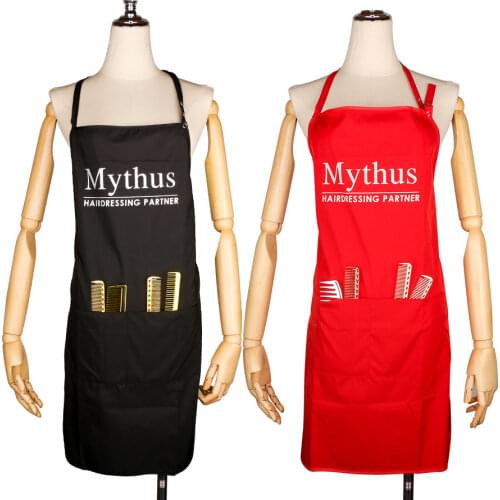 4 Colors Polyester Hairdresser Apron For Haircut Hairdressing Cape Custom Logo Salon Accessories Antistatic Hair Color Cape