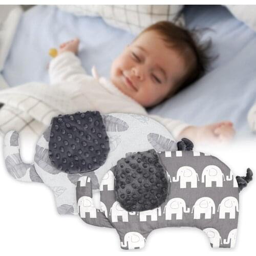Elephant Baby Nursing Pillow Infant Newborn Sleep Support Concave Cartoon Pillow Printed Shaping Cushion Prevent Flat Head Gift