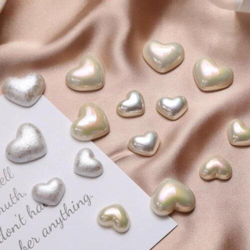 5pcs/lot ABS Imitation Pearl Flatback Half Round Pearl Beads Diy Handmade Accessories Decoration Materials