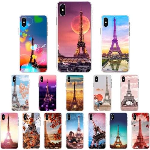 YNDFCNB Romantic Paris Eiffel Tower Phone Case for iphone 11 12 Mini Pro Max X XS MAX 6 6s 7 8 Plus 5 5S 5SE XR SE2020