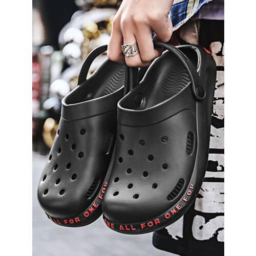 2021 New Hot Summer Men Slippers Casual Black White Shoes Non-slip Slides Bathroom Sandals Soft Sole Women Slides Zapatos Hombre
