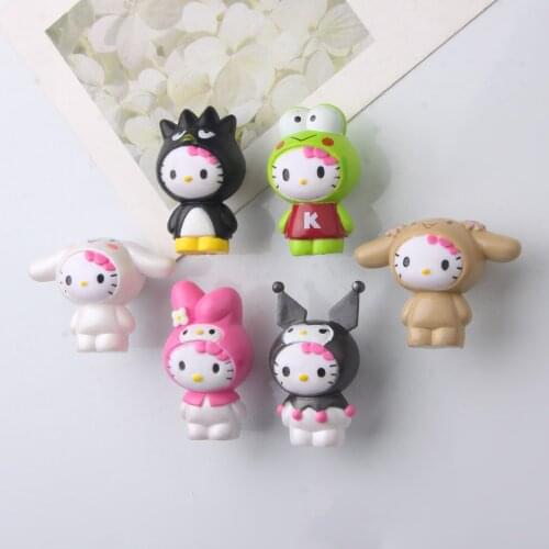 Usa Magnet Cartoon Transformed Happy Cat Refrigerator Paste Female Cat Strong Magnet Message Post Creative Fridge Magnet Decor