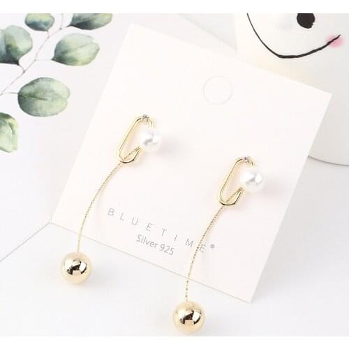 TONGKWOK Bohemia Exaggeration Dangle Earrings For Women Silk Thread Tassel Metal Long Chandelier Earrings #140882