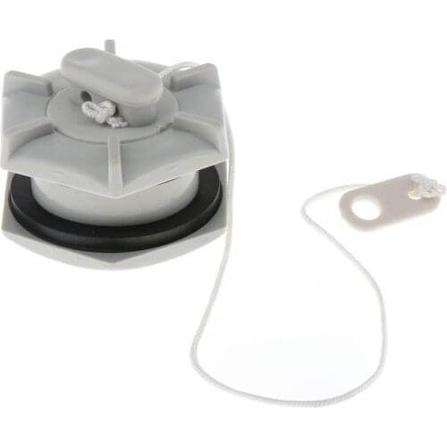 Universal Inflatable Boat Air Valve Adaptor Replacement with Pull Cord Paddle Board Surfboard Kayak Accessories