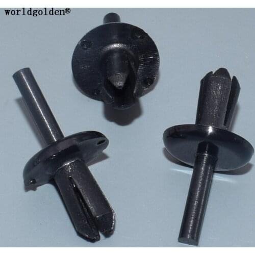 Worldgolden 100pcs auto fasteners Bumper Cover Push-Type Retainer for Volvo 1268176-3