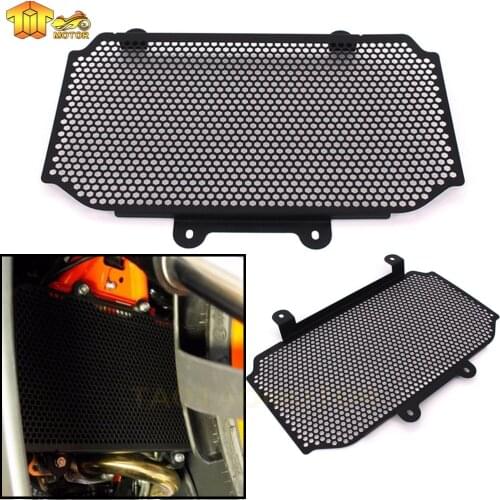 BLACK Motorcycle Accessories Radiator Guard Protector Grille Grill Cover For KTM RC125/RC200/RC390 RC 125/200/390 2014-2017