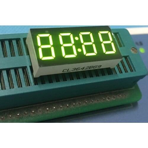 10 pcs Common Anode 4bit 4 bit Digital Tube 0.36 inch LED With Clock Digit 7 Segment (CLOCK)