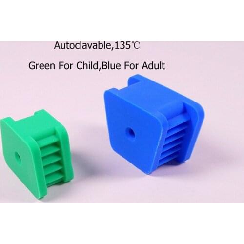 2Kits(4Pcs) Dental Silicone Mouth Prop Bite Blocks Opener Cheek Retractor Adult Children 1Kit=2Pcs