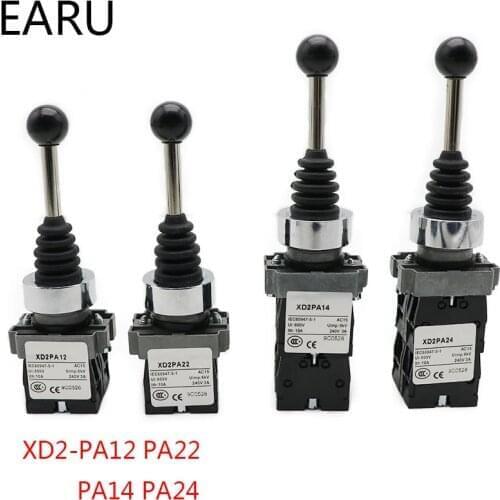 2NO 2 Position Latch XD2 PA12 PA14 Joystick Controller Spring Return Rotary Cross Toggle Switches Reset PA22 PA24 4NO 4 Position