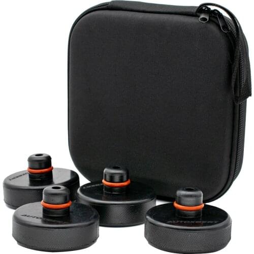 Car Rubber Jack Pad Lifting Point Adapter Storage Case Box Non-slip Support Frame Protector For Tesla Model X S 3 2012 - 2021