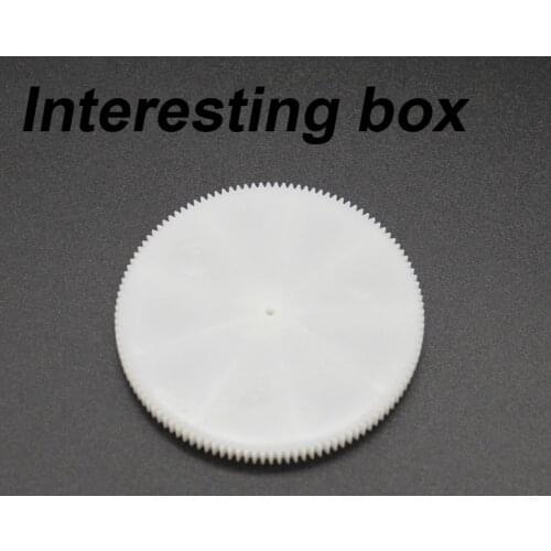 Large gear 120 teeth 0.5 module plastic gear large gear pinion model toy diy 100 teeth