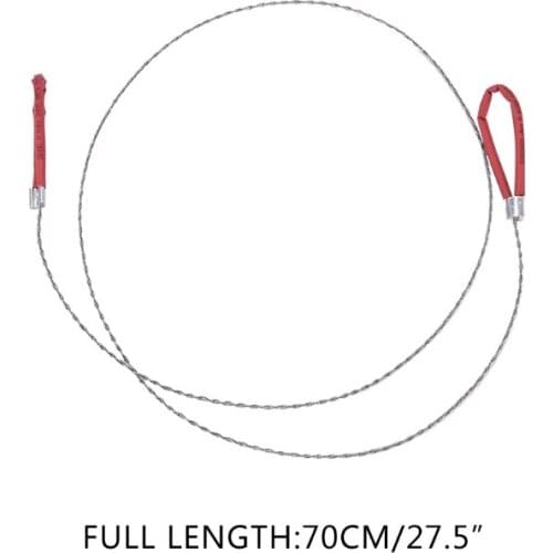 Hand Stainless Steel Rope Chain Saw Practical Portable Emergency Survival Gear String Wire for Outdoor Camping Hiking