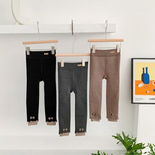 Childrens Clothing 2020 Autumn New Autumn Cotton Childrens Pants Baby Girls Pants Spring and Autumn Wear Girls Leggings