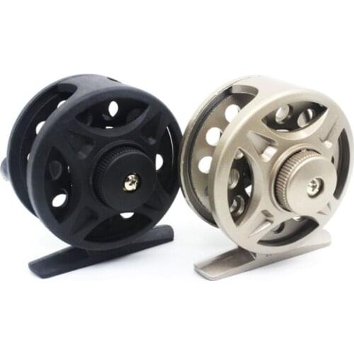 Winter Ice Fishing Reel Right/Left Handed Plastic Fishing Raft Wheel Ultra-light Ice Fishing Vessel Wheel Fishing Tackl