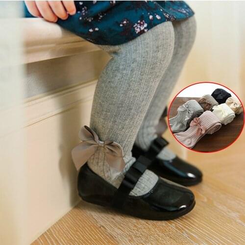 0-6 Year Girls Bow-Knot Princess Tights Spring Autumn New Style Trousers Lace Stocking For Baby Kids Birthday Beautiful Gift